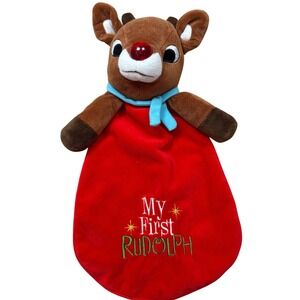 Rashti &‎ Rashti My First Rudolph Red-Nosed Reindeer Light Up Lovey H34118H